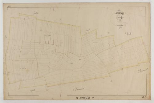 ERIZE-LA-BRULEE - Section D des Fourches feuille 02