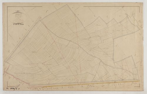 ERIZE-LA-PETITE - Section B de l'Ouest feuille 01