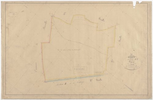 FLASSIGNY - Section A - de la Vaux - feuille 01