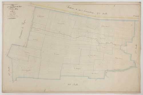 FRESNES-AU-MONT - Section B du Village feuille 10
