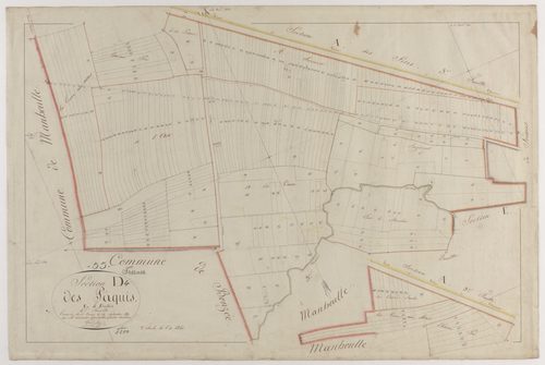 FRESNES-EN-WOEVRE - Section D - des Pâquis - feuille 04