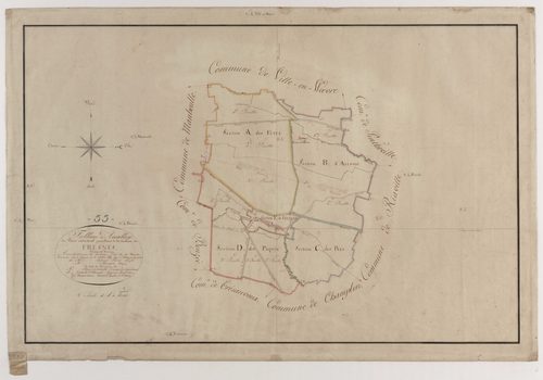 FRESNES-EN-WOEVRE- Tableau d'assemblage - feuille 01
