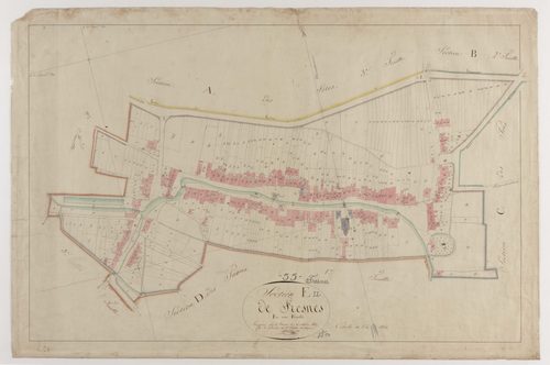 FRESNES-EN-WOEVRE - Section E - des Pâquis - feuille 01
