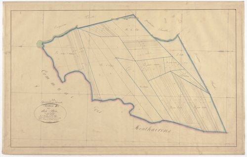 GENICOURT-SUR-MEUSE - Section B - des Prés - feuille 03