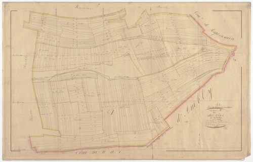 GENICOURT-SUR-MEUSE - Section A - des Côtes - feuille 09