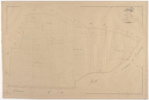 GERCOURT ET DRILLANCOURT - Section A - des Grands Prés - feuille 10