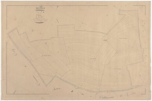 GERCOURT ET DRILLANCOURT - Section C - du Village - feuille 01
