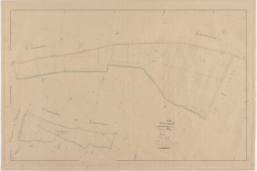 GERCOURT ET DRILLANCOURT - Section D - des Bois - feuille 06