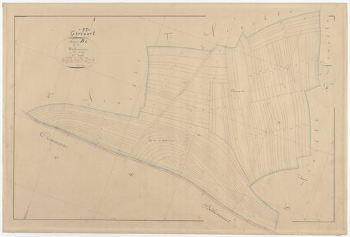 GERCOURT ET DRILLANCOURT - Section B - de Drillancourt - feuille 06