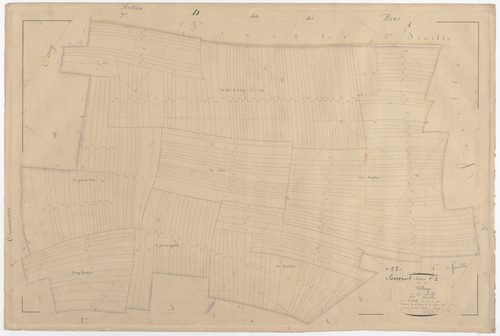 GERCOURT ET DRILLANCOURT - Section C - du Village - feuille 02