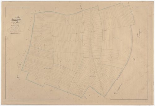 GERCOURT ET DRILLANCOURT - Section B - de Drillancourt - feuille 02