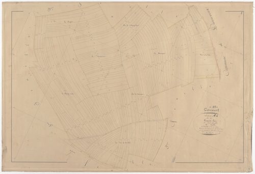 GERCOURT ET DRILLANCOURT - Section A - des Grands Prés - feuille 04