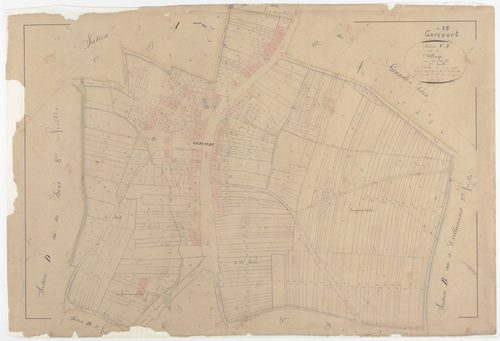 GERCOURT ET DRILLANCOURT - Section C - du Village - feuille 07