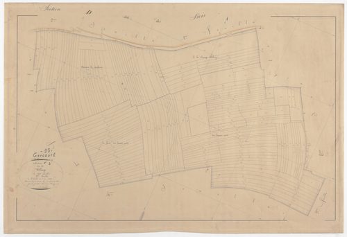 GERCOURT ET DRILLANCOURT - Section C - du Village - feuille 03