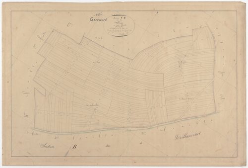GERCOURT ET DRILLANCOURT - Section C - du Village - feuille 05