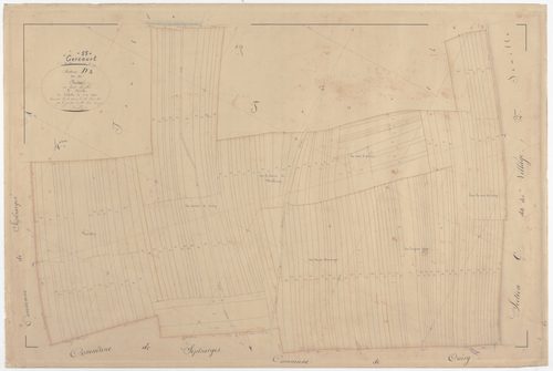 GERCOURT ET DRILLANCOURT - Section D - des Bois - feuille 03