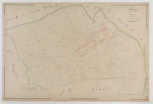 GIMECOURT - Section C du Village feuille 01