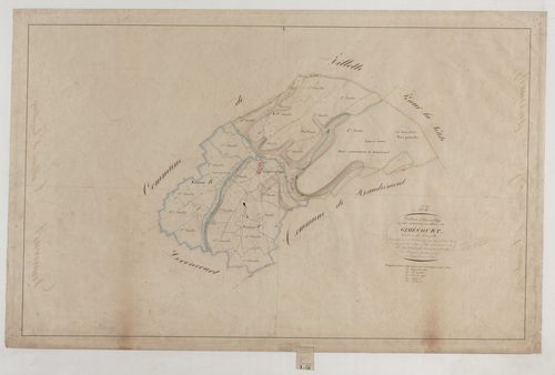 GIMECOURT - Tableau d'assemblage feuille 01