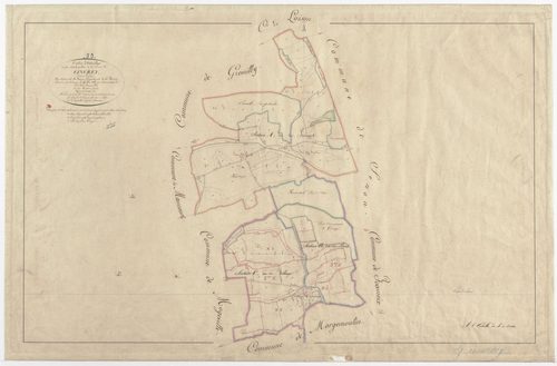 GINCREY - Tableau d'assemblage - feuille 01