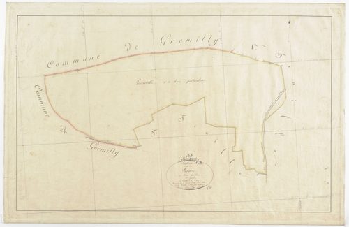 GINCREY - Section A - des Fermes - feuille 02