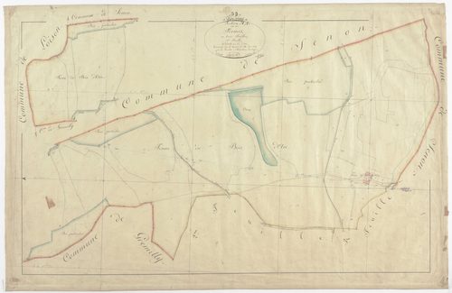 GINCREY - Section A - des Fermes - feuille 01