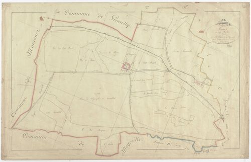 GINCREY - Section A - des Fermes - feuille 03