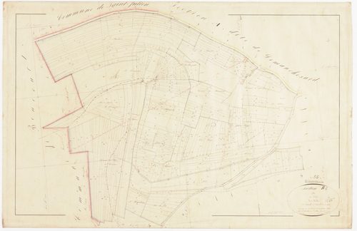 GIRAUVOISIN - Section B du Sard feuille 01