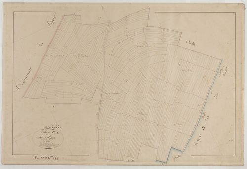 GIVRAUVAL - Section C du Village feuille 08