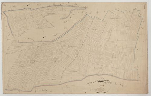 GOUSSAINCOURT - Section B de la Prêle feuille 05
