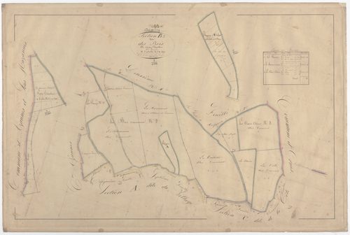 GREMILLY - Section B - des Bois - feuille 01