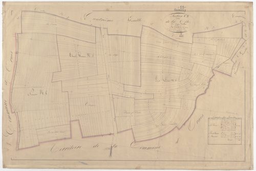 GREMILLY - Section C - de la Côte - feuille 03