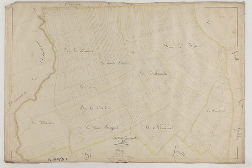 GUERPONT - Section A du Village feuille 02