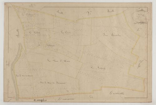 GUERPONT - Section A du Village feuille 04
