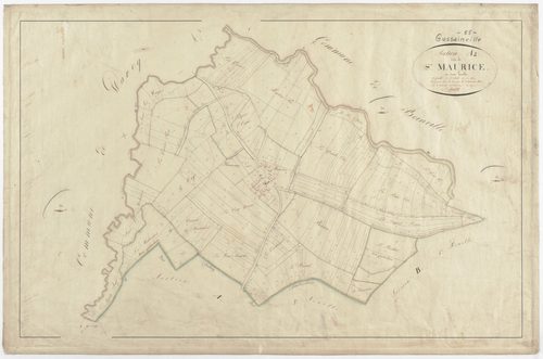 GUSSAINVILLE - Section A - de Saint-Maurice - feuille 01