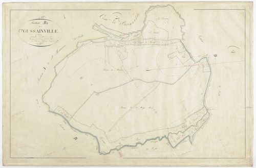 GUSSAINVILLE - Section B - de Gussainville - feuille 01