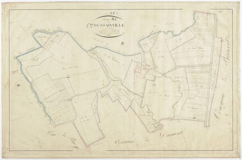 GUSSAINVILLE - Section B - de Gussainville - feuille 02