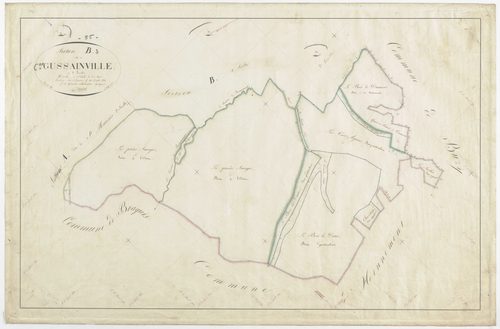 GUSSAINVILLE - Section B - de Gussainville - feuille 03