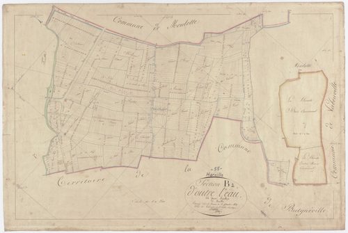 HARVILLE - Section B - d'Outre-l'eau - feuille 02