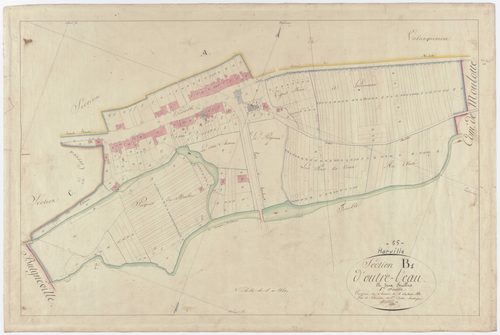 HARVILLE - Section B - d'Outre-l'eau - feuille 01