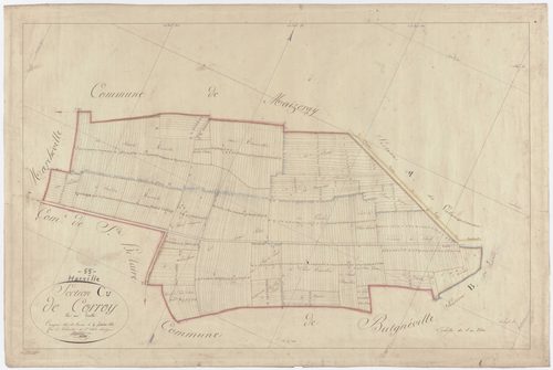 HARVILLE - Section C - de Corroy - feuille 01