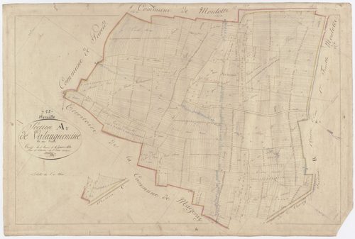 HARVILLE - Section A - de Valanquemine - feuille 01