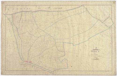 HAUDIOMONT - Section A - sous les Vaux - feuille 02