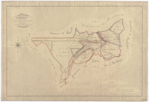 HAUDIOMONT - Tableau d'assemblage - feuille 01