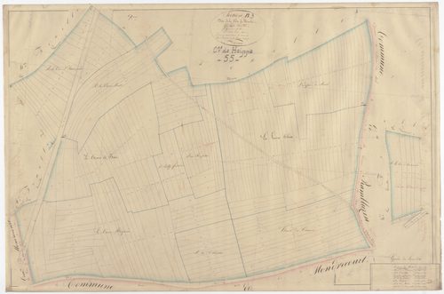 HEIPPES - Section B - la Côte du Moulin - feuille 03