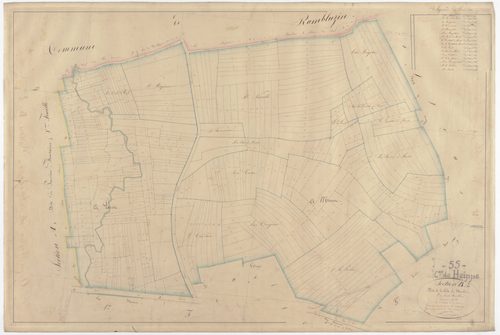 HEIPPES - Section B - la Côte du Moulin - feuille 02