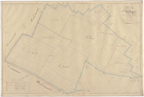 HEIPPES - Section B - la Côte du Moulin - feuille 04