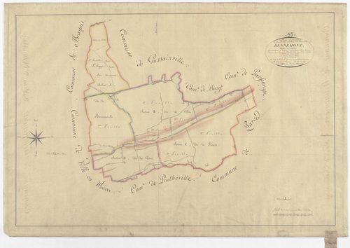 HENNEMONT - Tableau d'assemblage - feuille 01