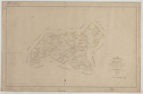 HEVILLIERS - Tableau d'assemblage feuille 01