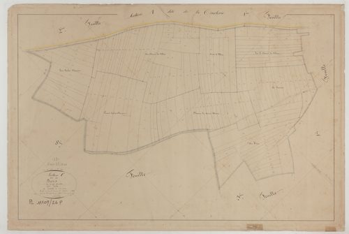 HEVILLIERS - Section C des Bois feuille 09