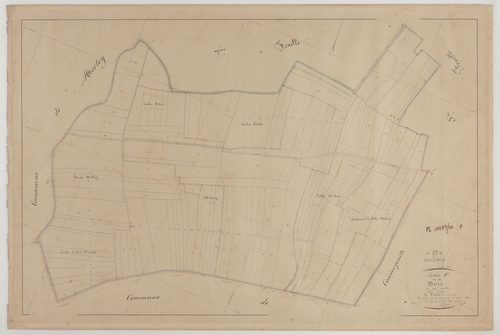 HEVILLIERS - Section C des Bois feuille 06